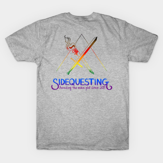 Pride Sidequesting Logo (front/back) by Sidequesting